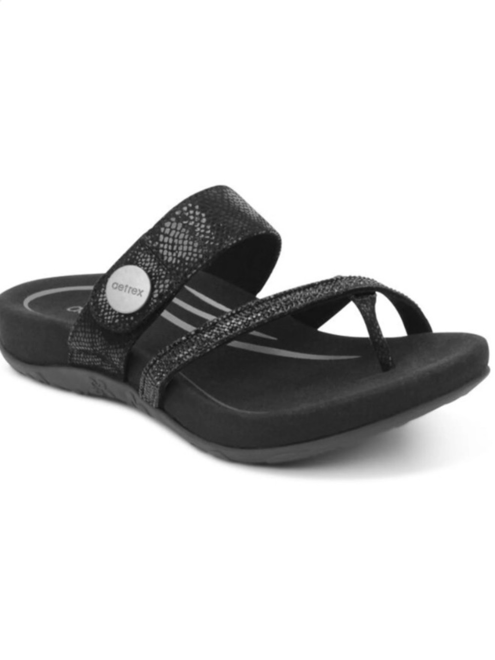 Aetrex Izzy Sparkle Sandals
